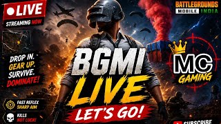 🔥"LIVE NOW🔴| BGMI Clutches &amp; ChickenDinner 🐔| MC Gaming"