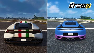 The Crew 2 | Lamborghini Huracan LP6 10-4 2015 vs. Saleen S1 2020 Performance and Sound Comparison
