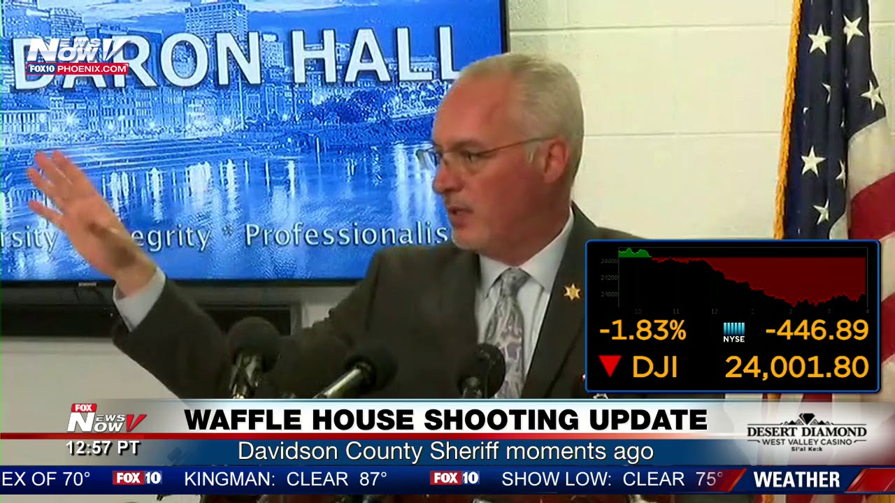 WAFFLE HOUSE SHOOTING UPDATE: Davidson County Sheriff's Office gives media latest details (FNN)