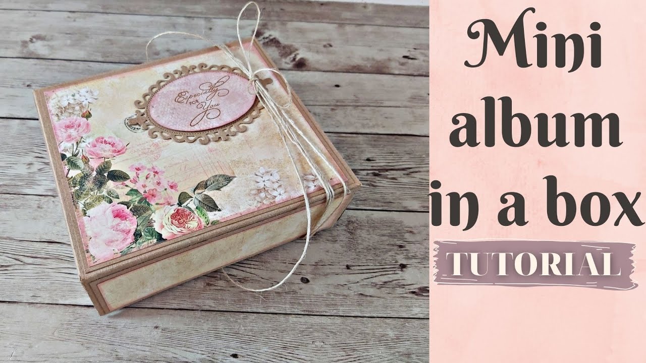 Мини-альбом в коробке | Учебник | Марина Маниоти