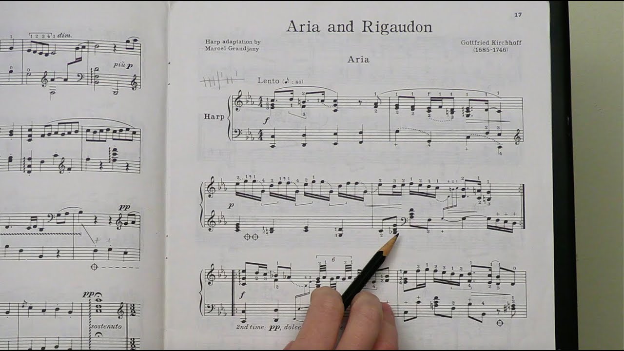 Marking Harp Pedal Changes, Marking Pedals 2 YouTube