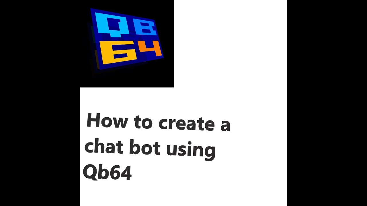 How to create a chat bot in Qbasic.(With source code) - YouTube