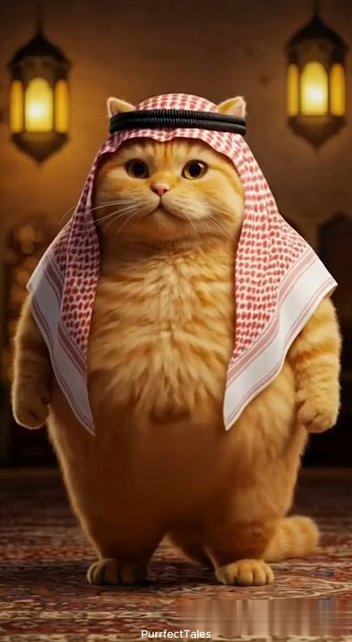 Cutest Arab Cat Vibes! 😎🐱 | Tab Tabi Tab #cat #tabtabitab #catlover #funny #shorts #animation