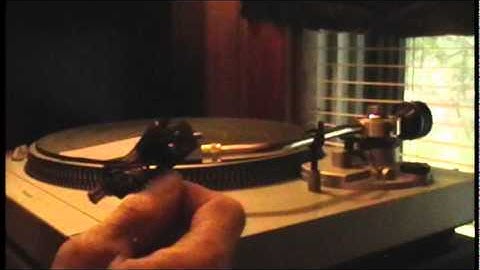Technics SL- D2 Turntable Tonearm Set Up