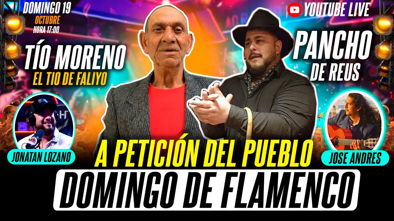 🎶 Domingo de Flamenco: El Tío Moreno y Pancho de Reus lo dan todo en AC Radio Show