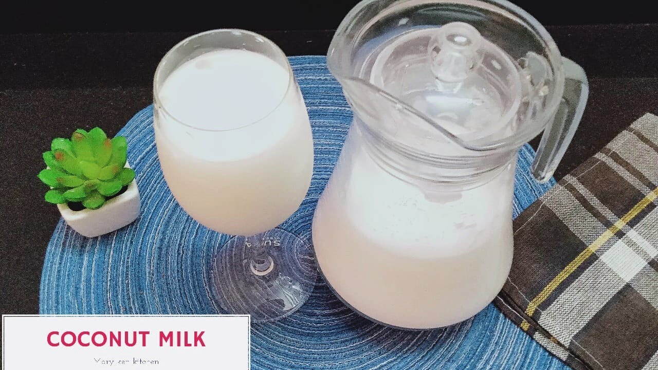 Easy way of making coconut milk ( Coconut milk recipe) YouTube