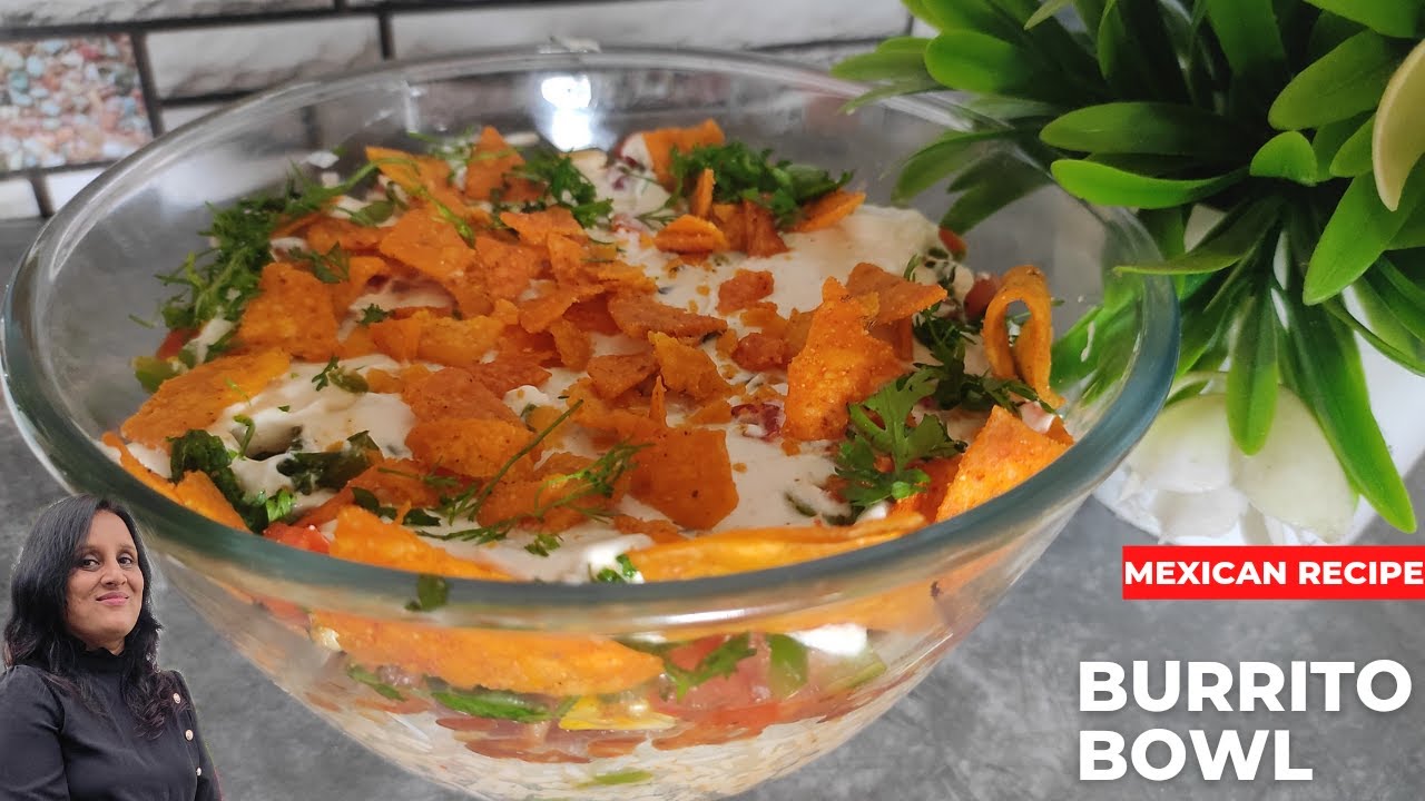 Veg Mexican burrito bowl recipe | Mexican rice | no onion garlic jain recipe By Darshana Shah