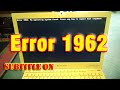 Error 1962  No operating system found Windows 8 | Lenovo All In One PC