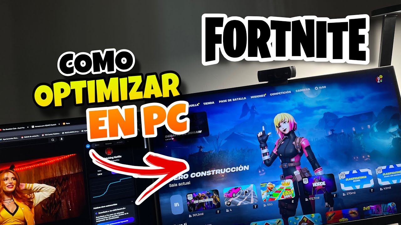 👉 Como OPTIMIZAR FORTNITE en PC 🔥 [ Bajos Recursos y Baja Ram ] - YouTube