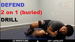 Referee Position Isolate & Defend 2 on 1 Buried Flat Drill
