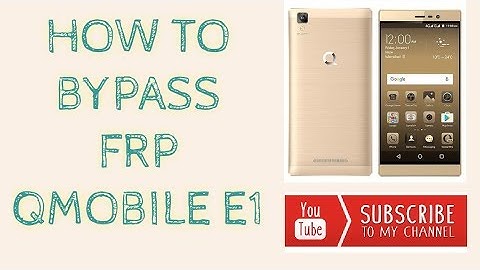 HOW TO BYPASS FRP QMOBILE E1 WITHOUT PC EASY METHOD 100% WORK