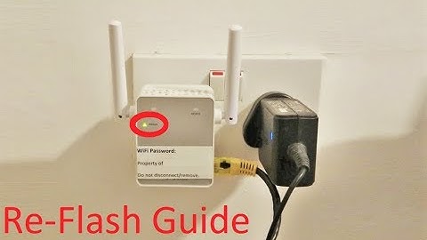 Netgear Blinking Power LED Firmware Fix/Re-Flash Step by Step Guide (WiFi Extenders and Router)