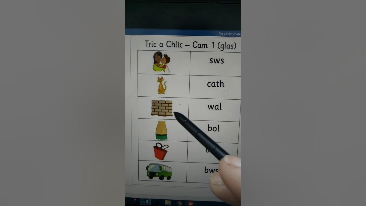 Key Words Tric a Chlic Stage 2 Glas First Set - YouTube