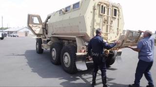 Manteca Police get tactical military vehicle