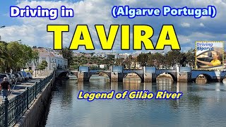 TAVIRA (Algarve - Portugal) Legend of the river with 2 names Gilão/Sequa, Roman Bridge 9/2021 HD