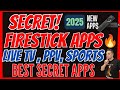 5 Secret Apps!  Free Sports, Live TV, Free Movies for ANY Firestick!