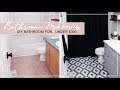 DIY Bathroom Makeover Under $300! || Bathroom Transformation Pt. 2