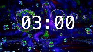 3 Minute Timer | Calming Music | Abstract Spheres 2025