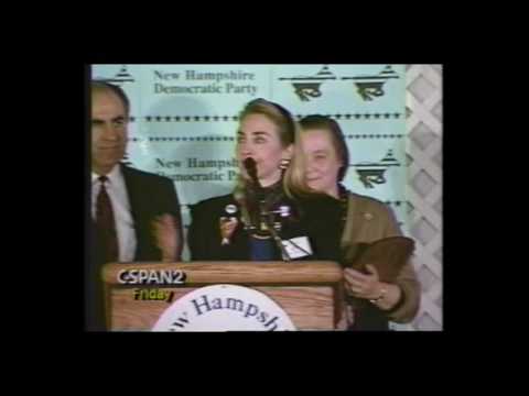 Young Hillary Clinton New Hampshire Speech Complete