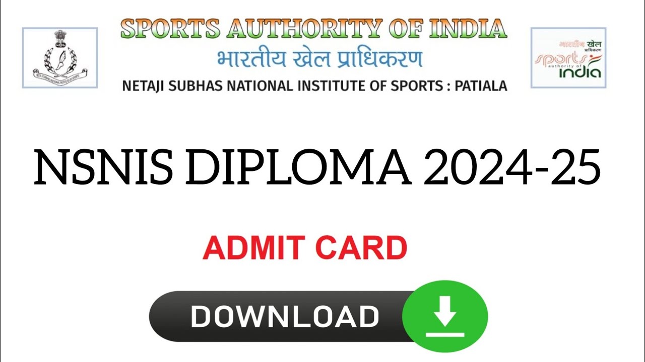 nsnis-full-diploma-course-2024-admit-card-download-youtube-viral