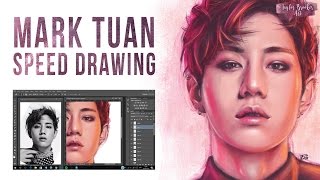 Digital Speed Painting - Mark Tuan (GOT7) [Hard Carry] | Taylor Brooker