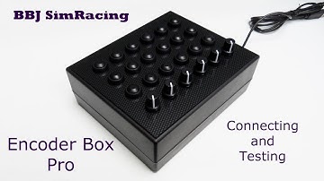 BBJ Sim Racing Pro Encoder Button Box Connecting & Testing