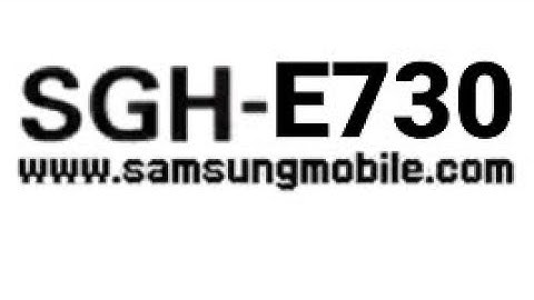 Samsung SGH-E730 Startup and Shutdown (2005)