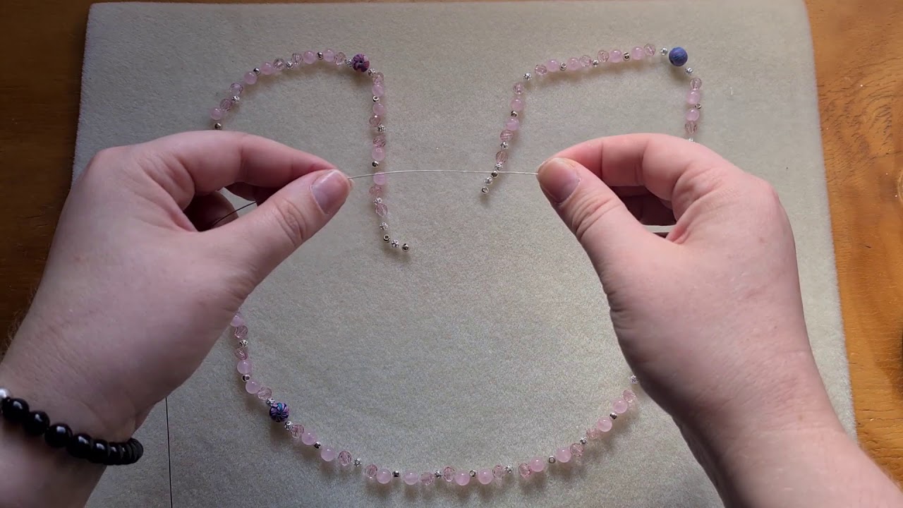 Beaded necklace Tutorial YouTube