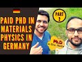 Paid PhD in Germany | Uni. Halle | For International students (PART 2)