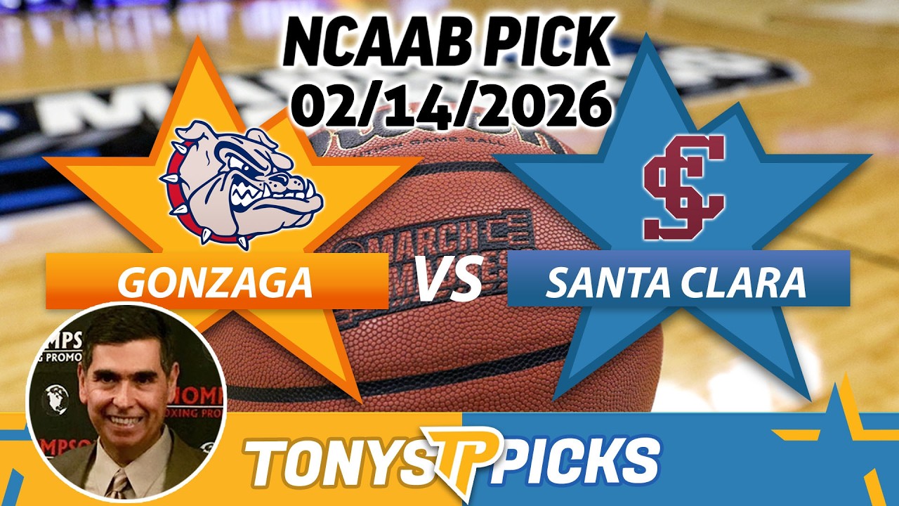 Gonzaga vs. Santa Clara Pick 2/14/26 NCAAB Pick Prediction