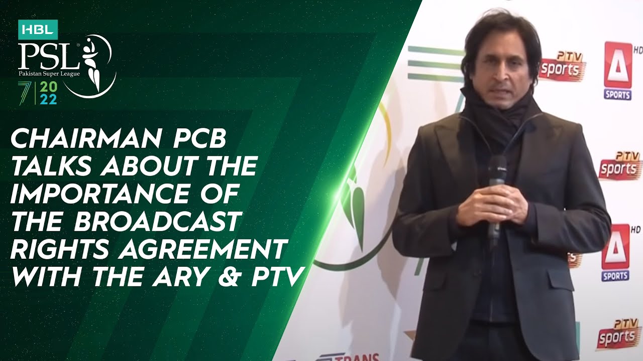 Chairman PCB Talks About The Importance Of The Broadcast Rights Agreement With The ARY and PTV PSL 7