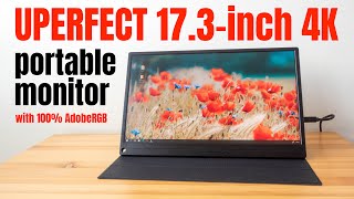 Портативный 17-дюймовый портативный монитор Uperfect с разрешением 4K (обзор)