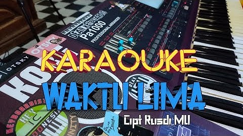 karaoke lagu lampung Mix dut zia paku  - Waktu lima cipt rusdi. MU - Nada pria