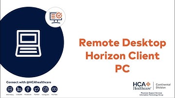 New VDI Remote Desktop Horizon Client for PC
