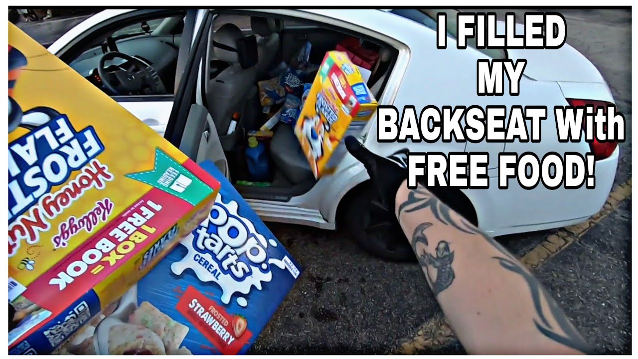 **Рыться в мусорном контейнере — я заполнил заднее сиденье и сделал пожертвование в ящик для благ...