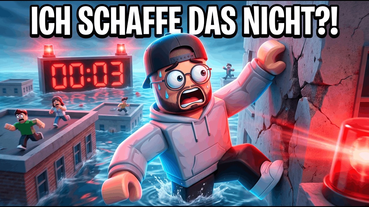 Dieses Mal war es ZU knapp… 😳 in Entkomme dem Tsunami