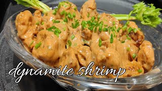 || DYNAMITE SHRIMP || A yummy crispy fried shrimp recipe dipped in hot & sweet dynamite mayo sauce.
