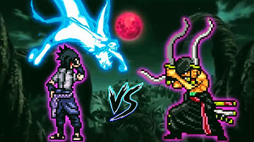 Sasuke FMS 1.2 VS Zoro Onigishima in Jump Force Mugen