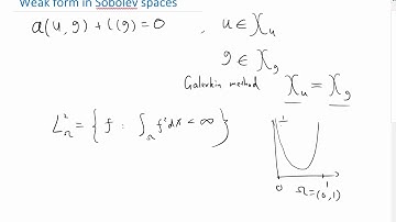 General weak form in Sobolev spaces and finite element method