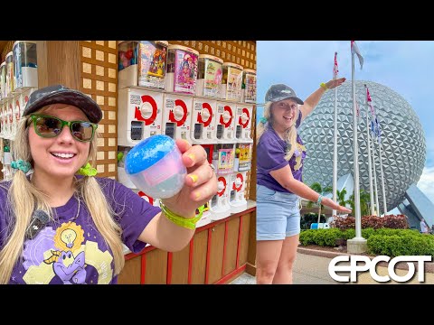 NEW At EPCOT Spaceship Earth CLOSURE Gachapon In The Japan Pavilion Pumpkin Spice Rain More