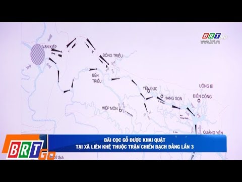 Video Bãi cọc gỗ được khai quật tại xã Liên Khê thuộc trận... - youtube