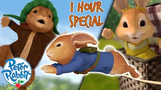 ​ @Peter Rabbit  - 1 Hour+ #BackToSchool Special ✨ | Chases, Escapes \& More! | Cartoons for Kids