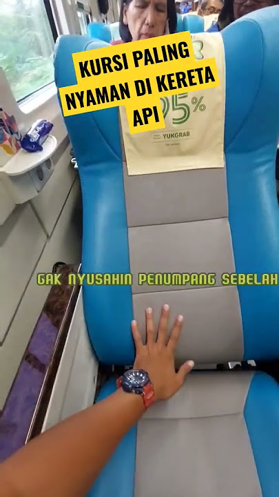 KURSI PALING NYAMAN DI KERETA API #shorts