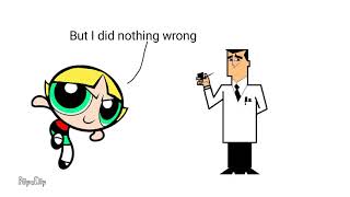 Blondish Buttercup Gets Grounded For Nothing!
