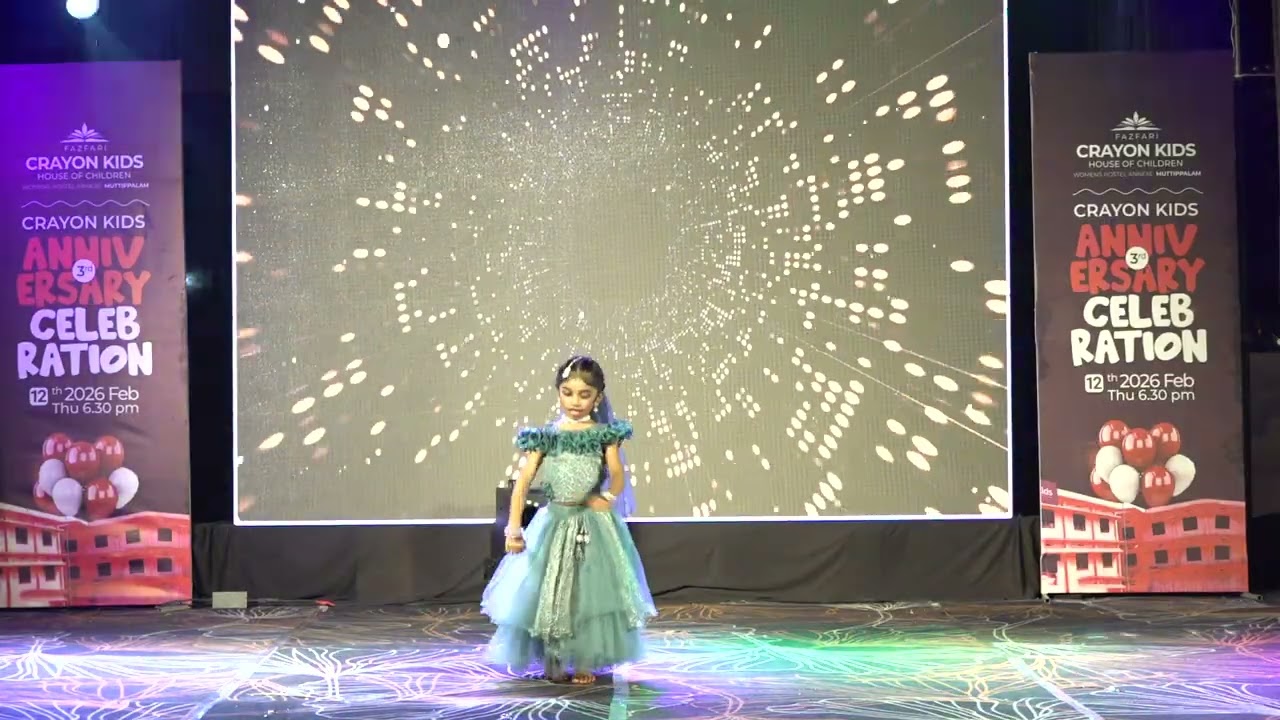 3rd Anniversary Celebration | Single Dance | Crayon Kids Muttippalam