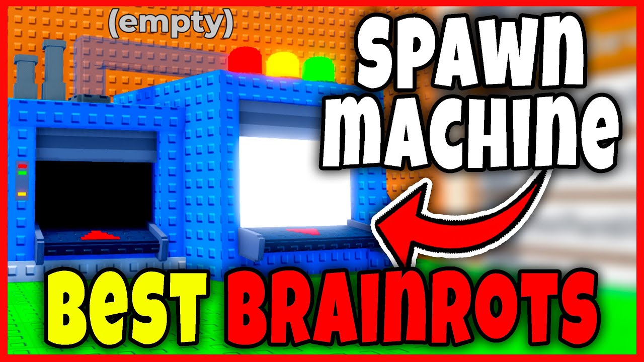 SPAWN MACHINE FULL GUIDE - how to CRAFT BEST BRAINROTS in ESCAPE ...