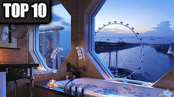 Top 10 Best Hotels in SINGAPORE | Roof Top Bars & Swimming Pools