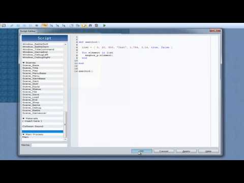 RGSS3 Scripting Tutorials ~ Tutorial 19 - Loops