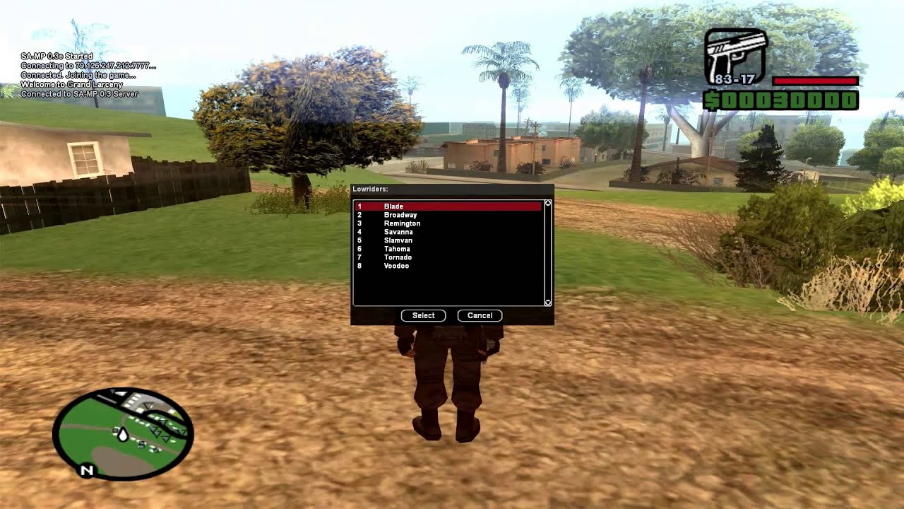SA-MP - Car Menu Filterscript (Review) [HD] - YouTube