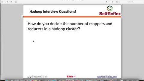 hadoop interview questions number of mappers and reducers